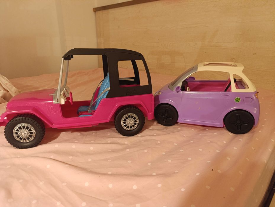 Carro e Jipe Barbie como Novos