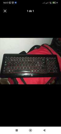 Teclado Logitech sem fios