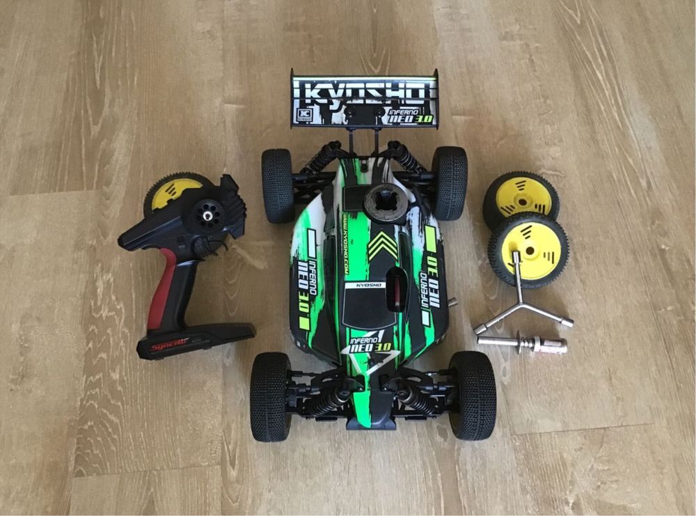 Kyosho inferno neo 3.0 carrinho telecomandado Radiomodelismo Nitro RC