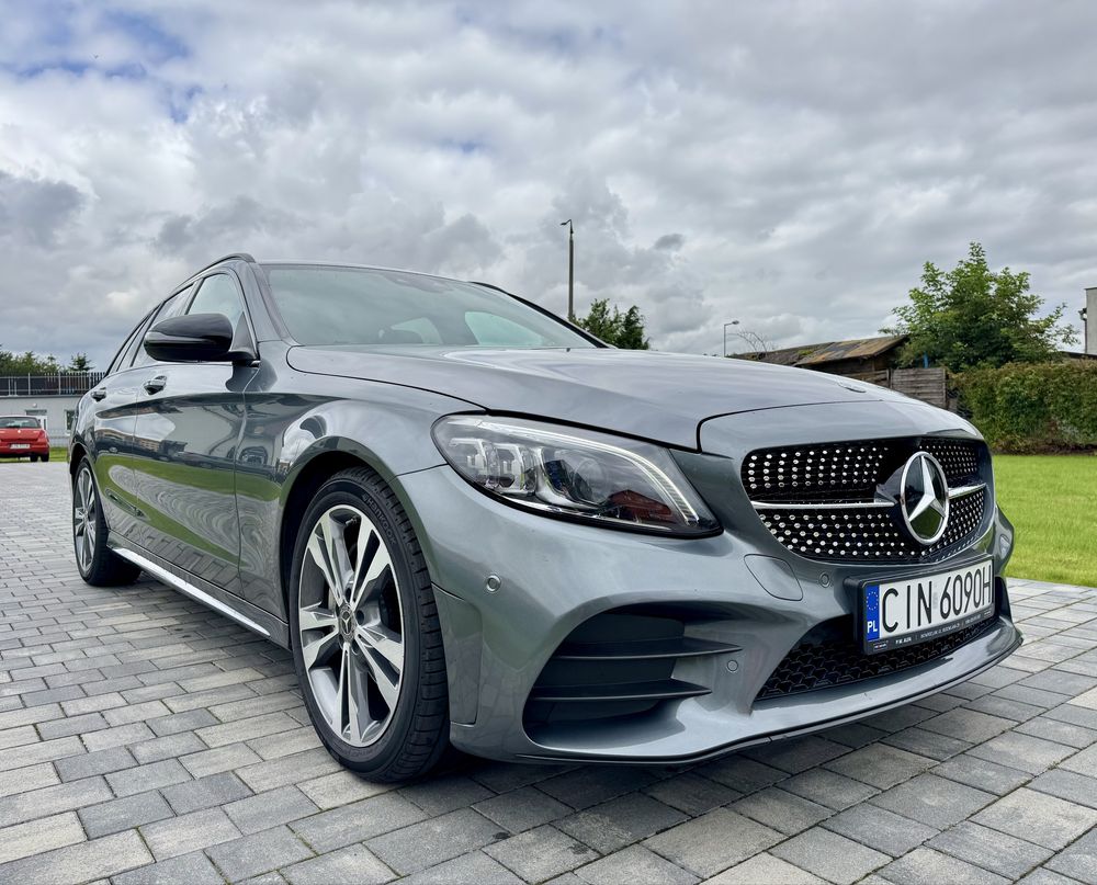 Mercedes-Benz AMG W205 C220D 194KM 2019r. Przebieg:57 tys. SPROWADZONY