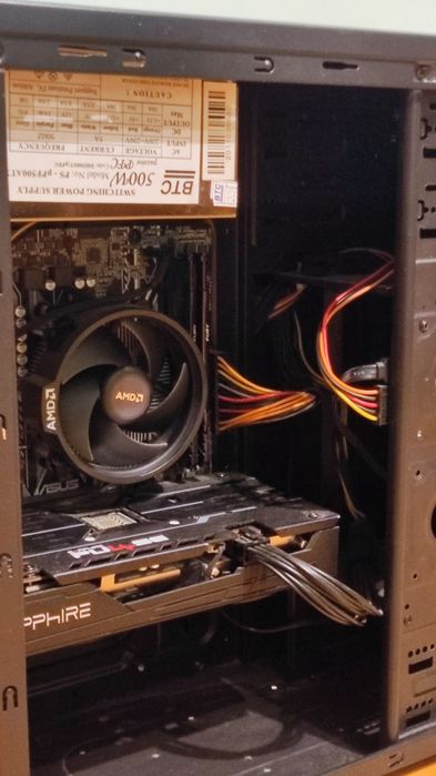 ПК Комп'ютер ryzen 5 1600 rx5500 xt 16 gb ddr4