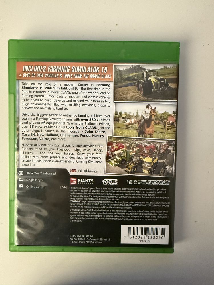 Farming simulator 19 xbox one