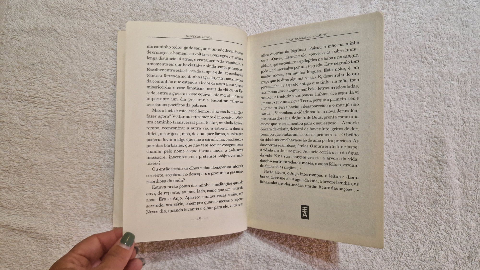 Livro "O Explorador do Absoluto" de Theodore Monod