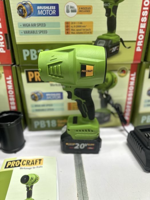 Акумуляторна повітродувка ProCraft PB18