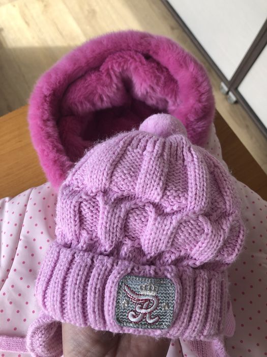 Комбінезон для дівчинки,68 см,шапочка в подарунок