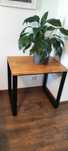 Biurko klasyczne loft dębowe rozkładane 120x60/80x60