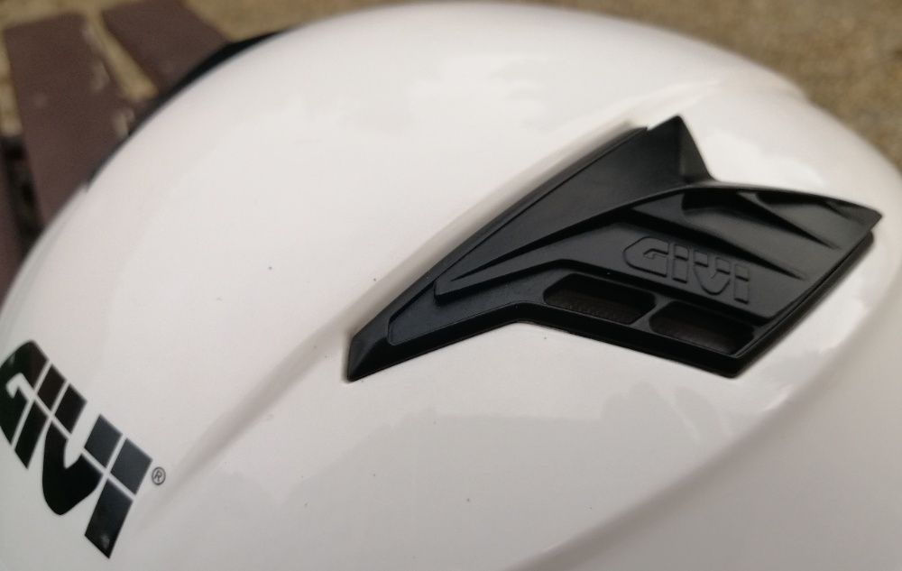 Capacete de mota Givi 50.5 Tridion Branco (M)