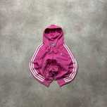 Vintage Bluza Adidas Zip Up Hoodie Paski Retro Y2K Coquette 00s