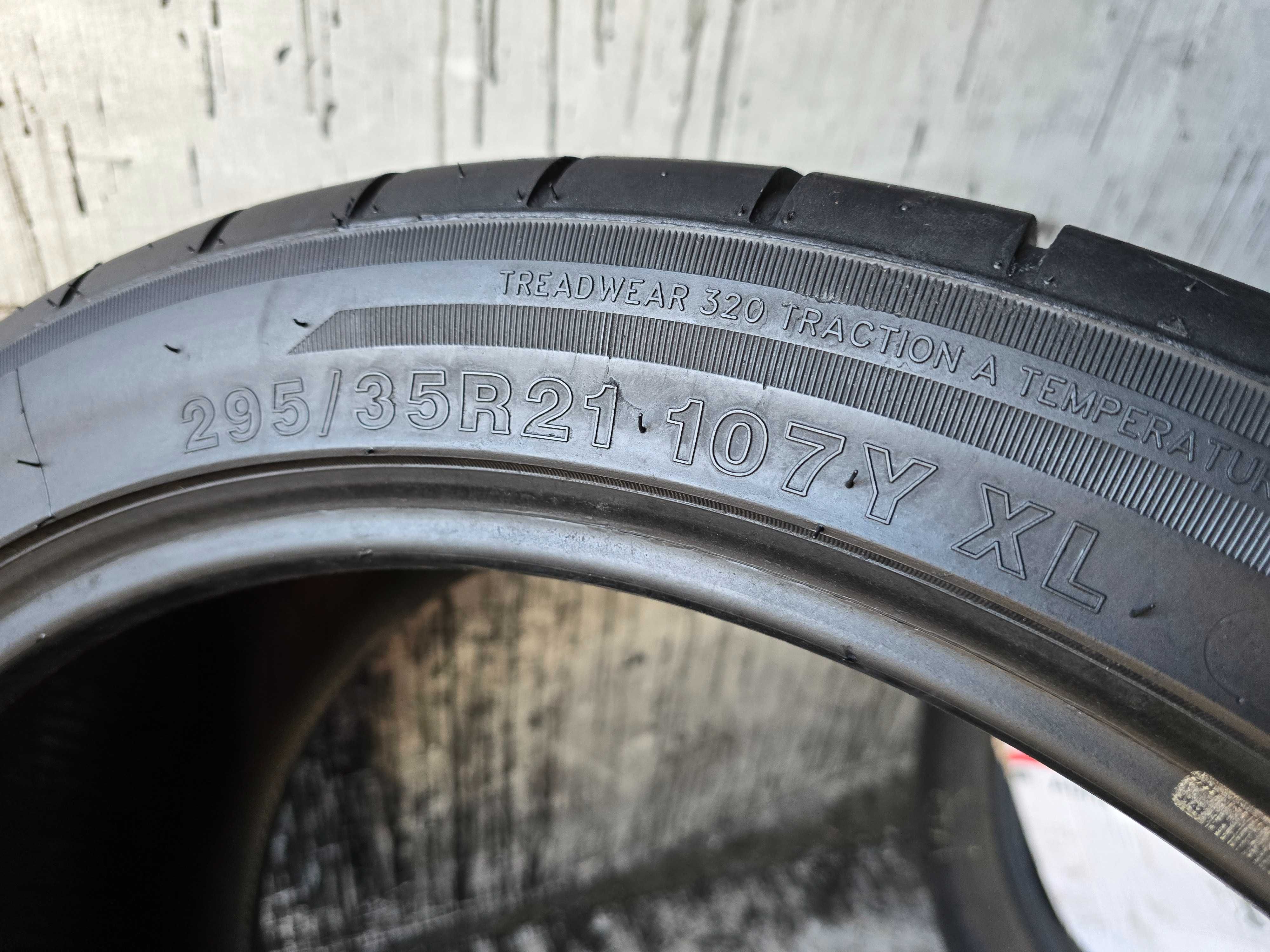 Sprzedam 2 opony 295/35 21" Gripmax letnie 90% 2022r
