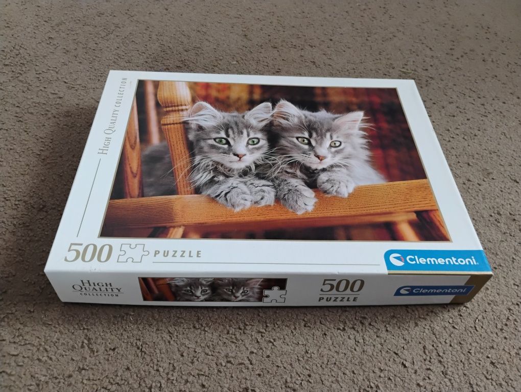 Nowe puzzle kotki