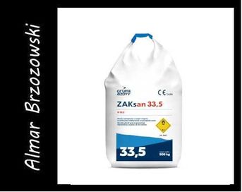 Nawóz azotowy Zaksan 33,5 saletra amonowa Grupa Azoty