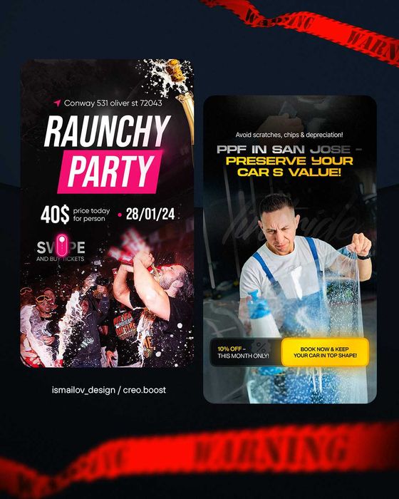 Рекламные креативы | CTR 3-5% рекламні креативи | Баннеры | Дизайнер