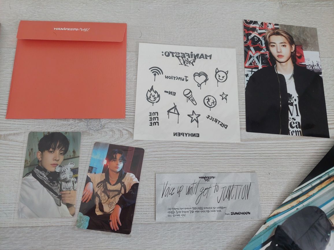 Album K-pop Enhypen Manifesto: day 1