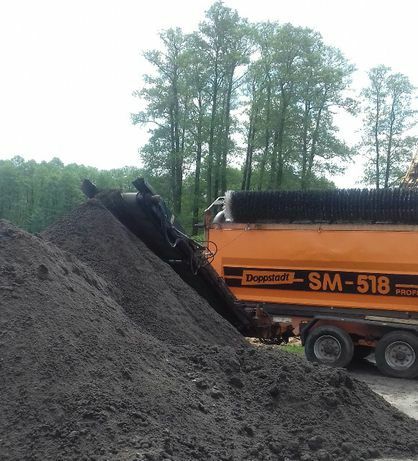 Ziemia przesiewana, humus, podłoże pod trawnik, ziemia ogrodowa