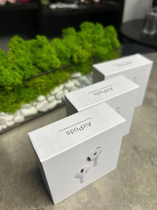 Аірподс 4 Lux 2024  з шумозаглушенням і гіроскопом + Чохол !