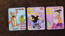 Karty Cartoon Network Frito Lays 3 szt, Johnny Bravo, Ed Edd,  Weasel