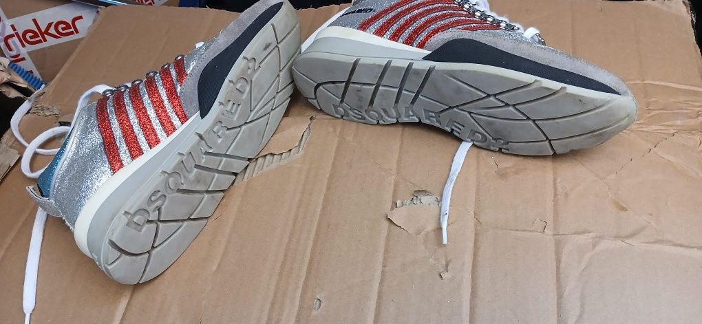 Sneakersy damskie Dsquared 2 rozmiar 35.5 jak Prada Versace