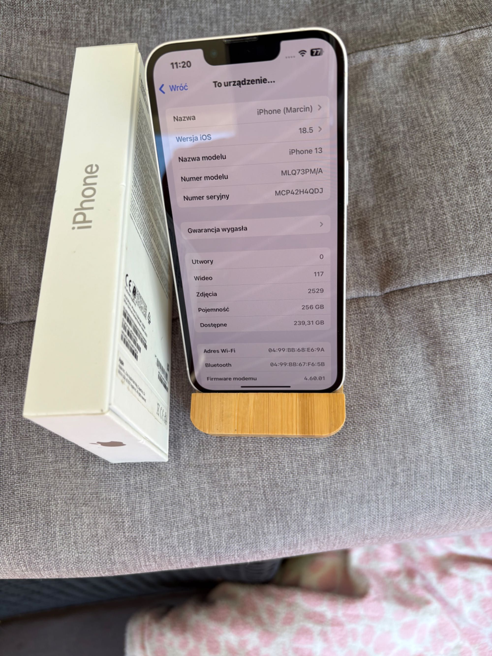 iPhone 13 , 256GB , stan idealny!