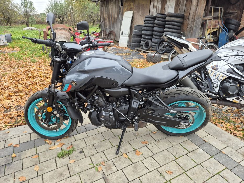 Yamaha MT-07 cyklop 21- silnik swap jak nowy części rama bak