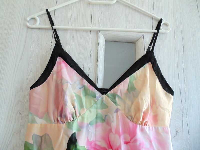 By Ted Baker śliczna koszula nocna w kwiaty na ramiączkach 38