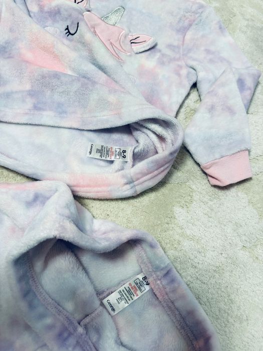 Пижама костюм теплая George для девочки 7-9 лет (128-135 см) Единорог