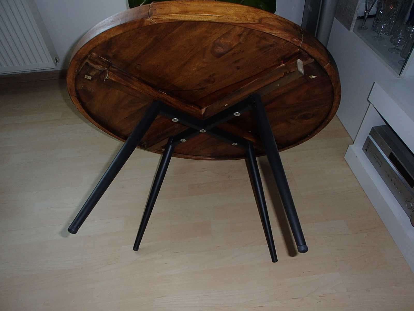 Stół i ławka drewno  dębowe.
