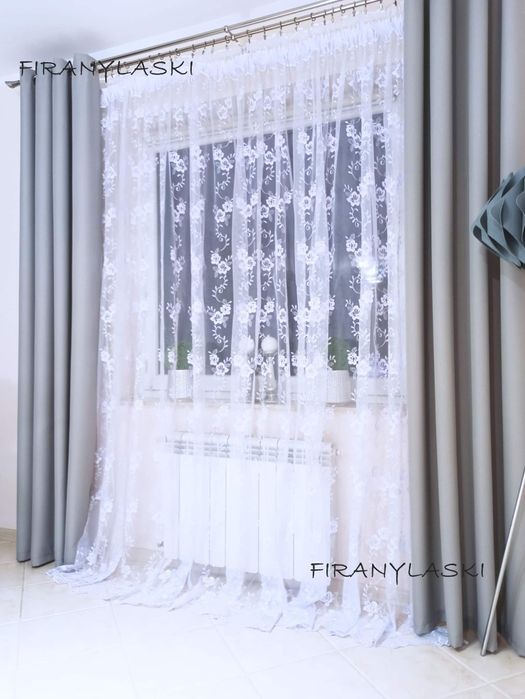 Firany Firana gotowa 500x250 markizeta Zasłony