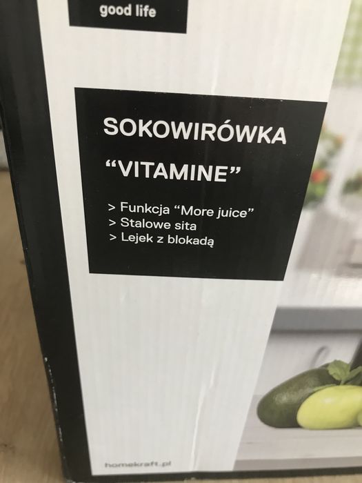 Sokowirówka Home Kraft Vitamine moc 1400