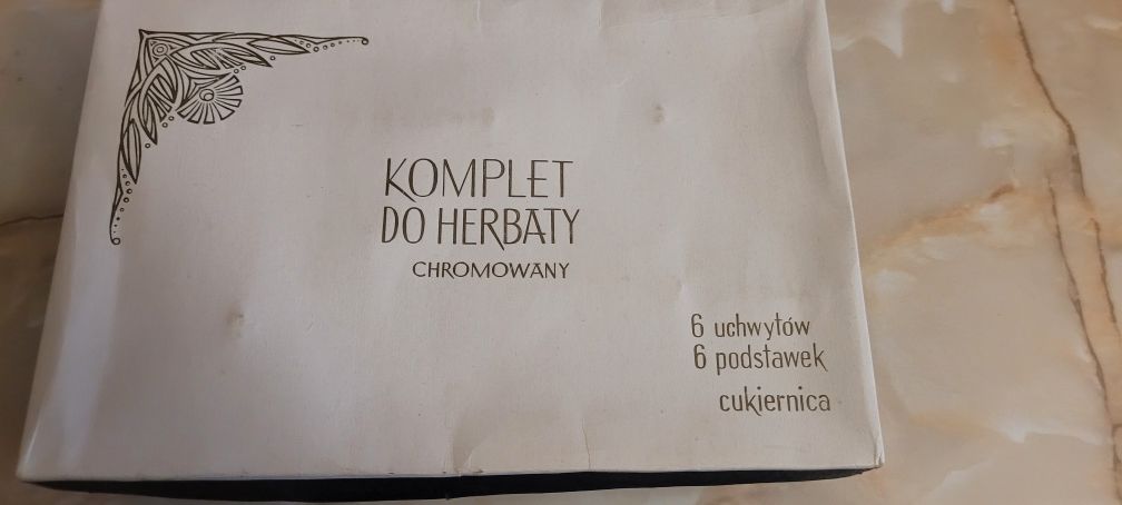 Komplet vintage cukiernica I koszyczki