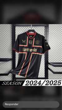 T shirt bayer leverkursen 24/25 nova com etiqueta