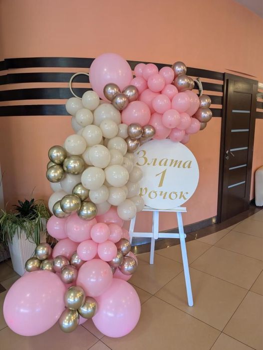Фотозона на день народження, з повітряних куль, оренда фотозони