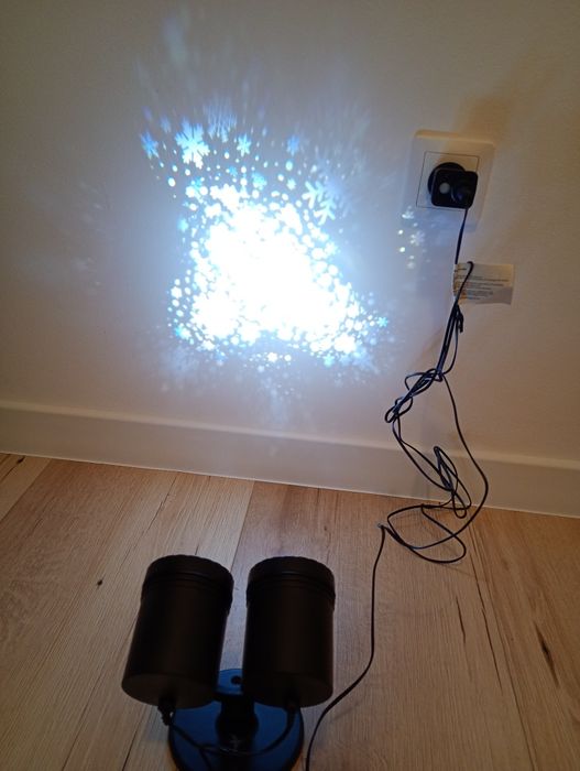 Projektor płatki śniegu