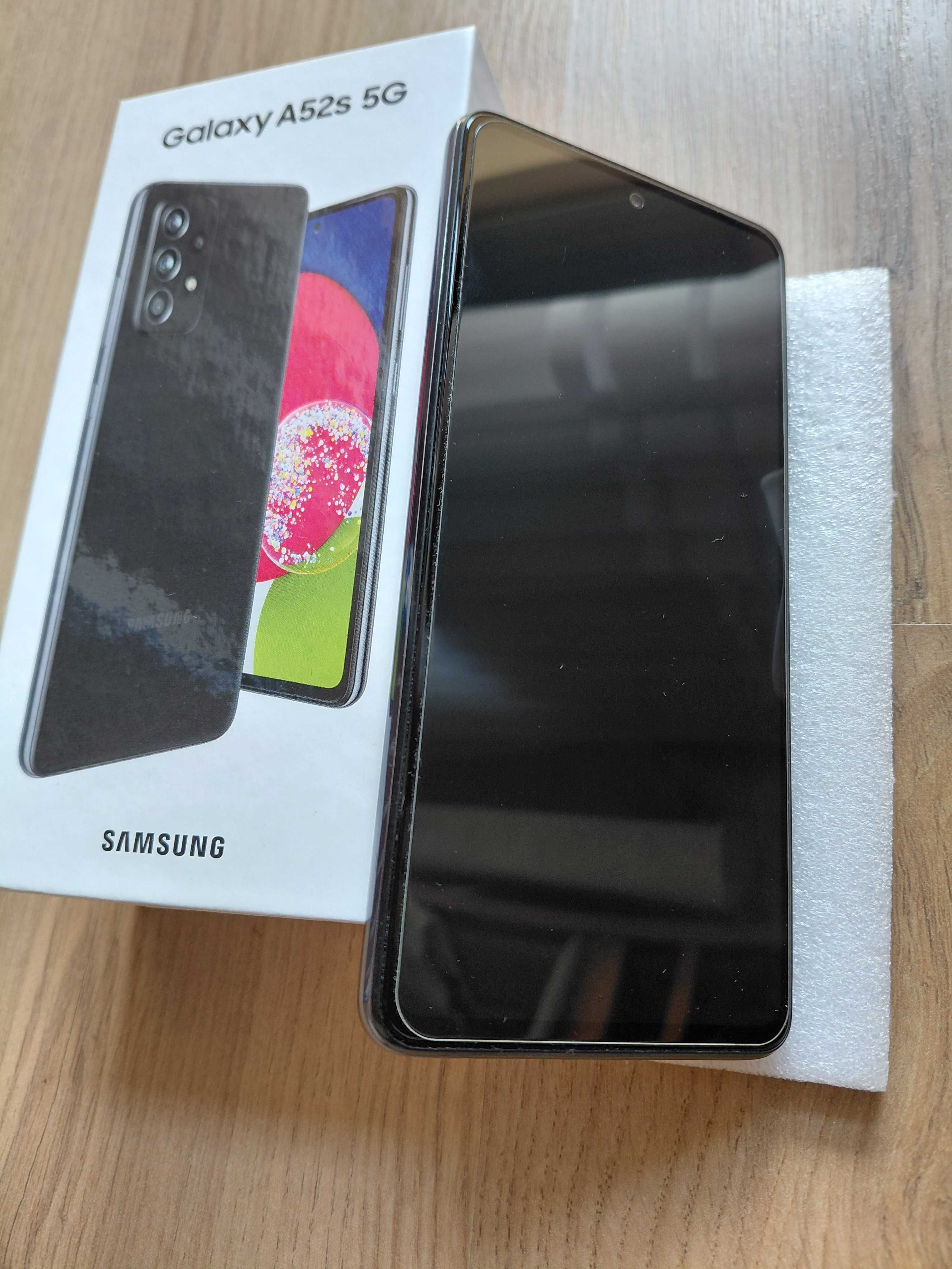 Telefon Smartfon Samsung Galaxy A52s 5G Czarny + Ładowarka Samsung