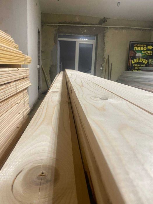 Дошка стругана , брус струганий , брус будівельний , монтажна рейка