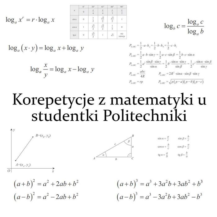 Korepetycję z matematyki u studentki Politechniki