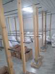 Wieszaki stojaki drewnianie metalowe solidne