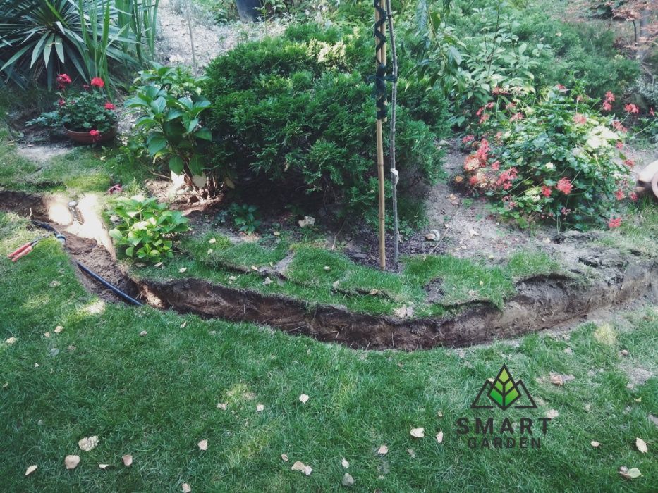 OGRODY Nawadnianie /Zakładanie trawników /Tarasy - SMART GARDEN