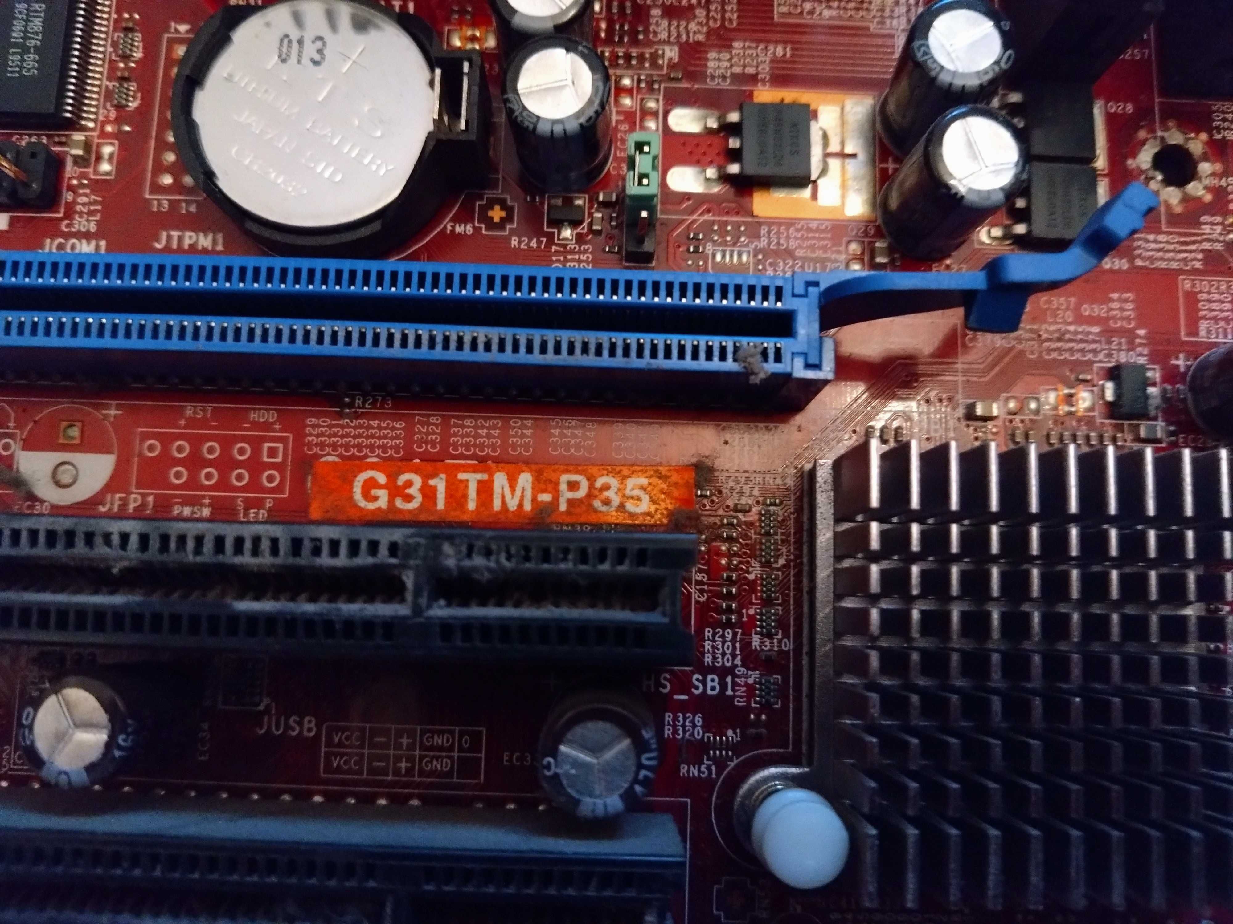 Płyta główna MSI G31 TM - P 35 Dual Core CPU E5300 2,6 GH 4 GB RAM