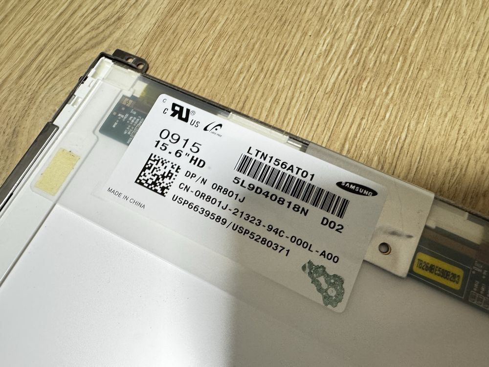 Лампова матриця 15.6" Samsung LTN156AT01 глянцева (1366x768 30pin)