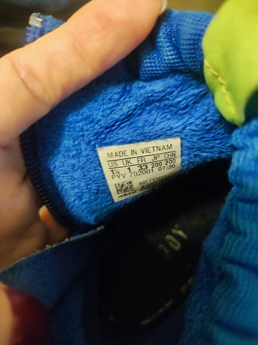 Термо чоботи Adidas розмір 33