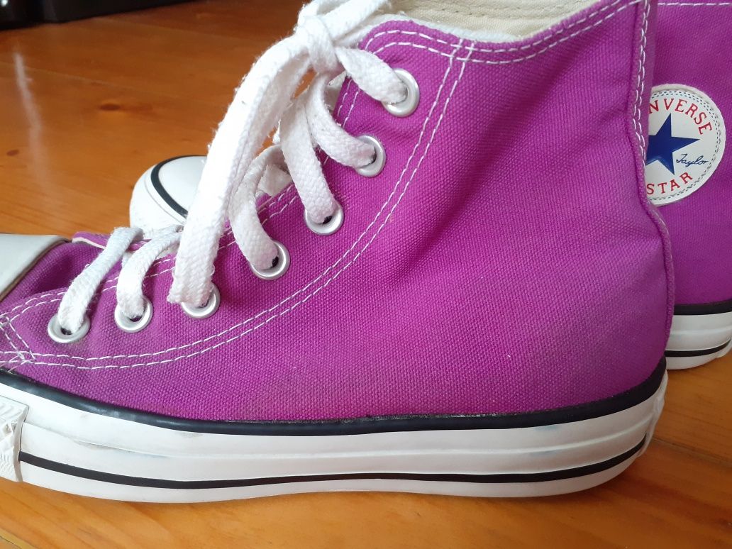 Trampki Converse fioletowe rozm. 36.5