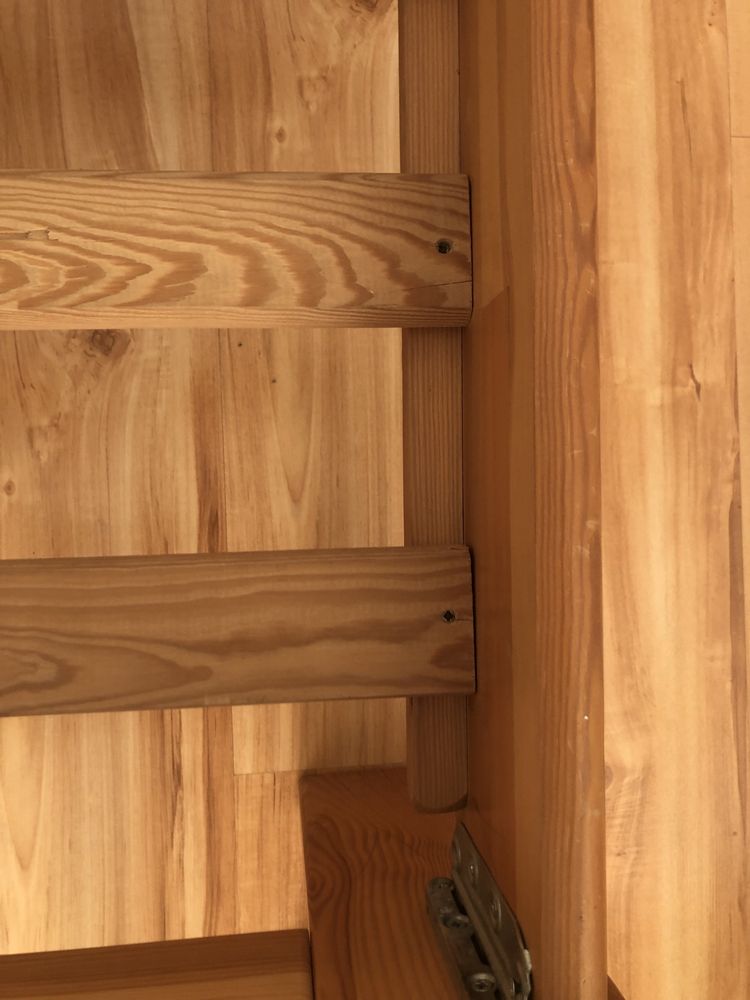 Stelaż łóżka drewnianego 140x200 drewno