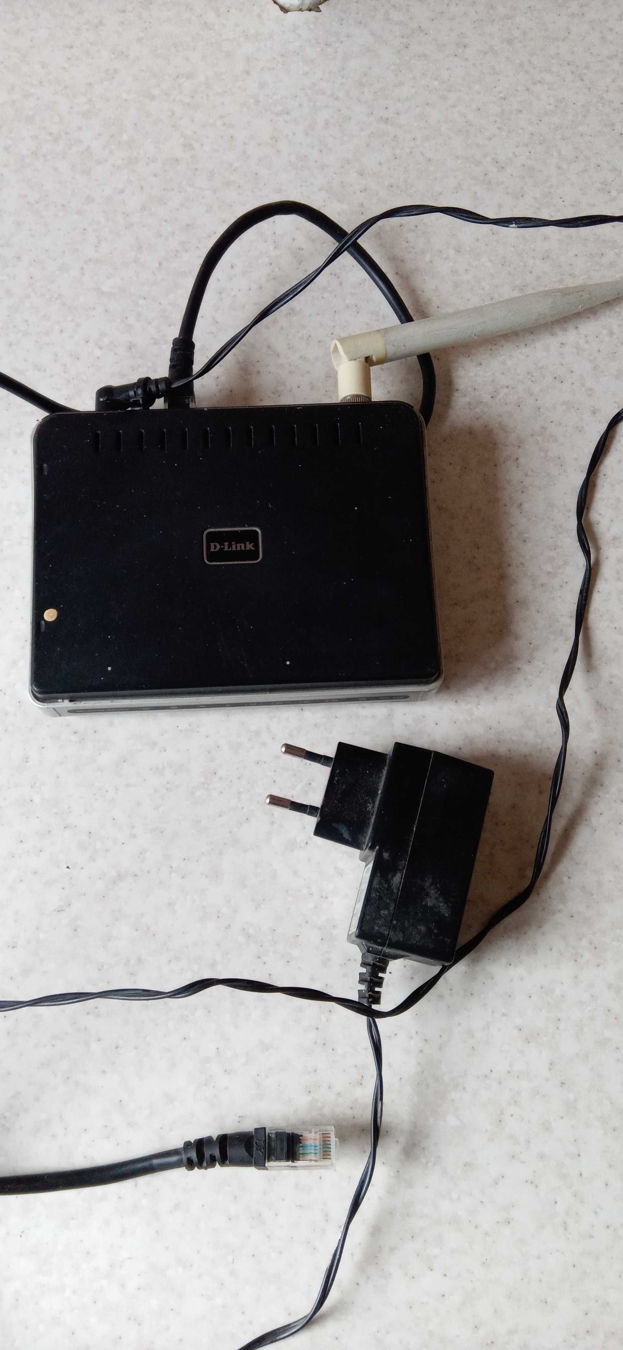 Wi-Fi роутер маршрутизатор D-link Dir-320 Робочий комплект