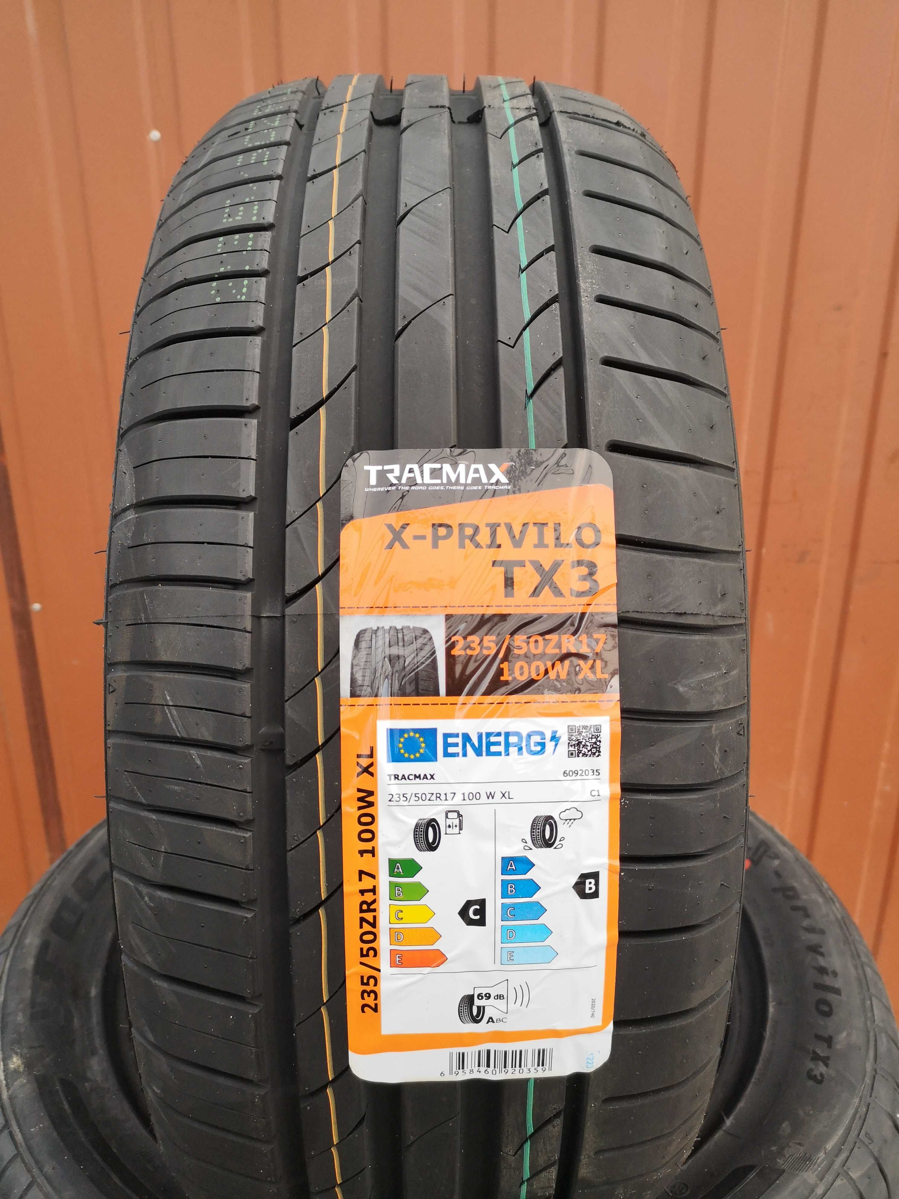 235/50 R17 100W XL - Tracmax X-Privilo TX3 (4 sztuki) NOWE