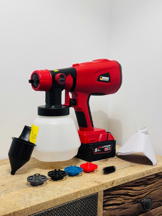 Pistolet natryskowy NA BUDOWE do zwilżania betonu na aku milwaukee