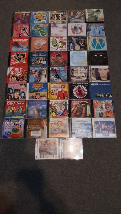 50 x sztuk płyt CD zestaw