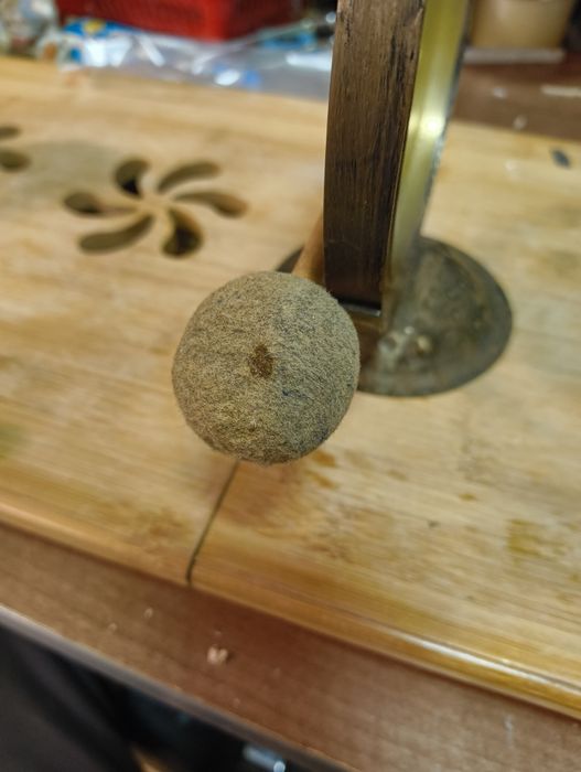 Stary gong  metalowy