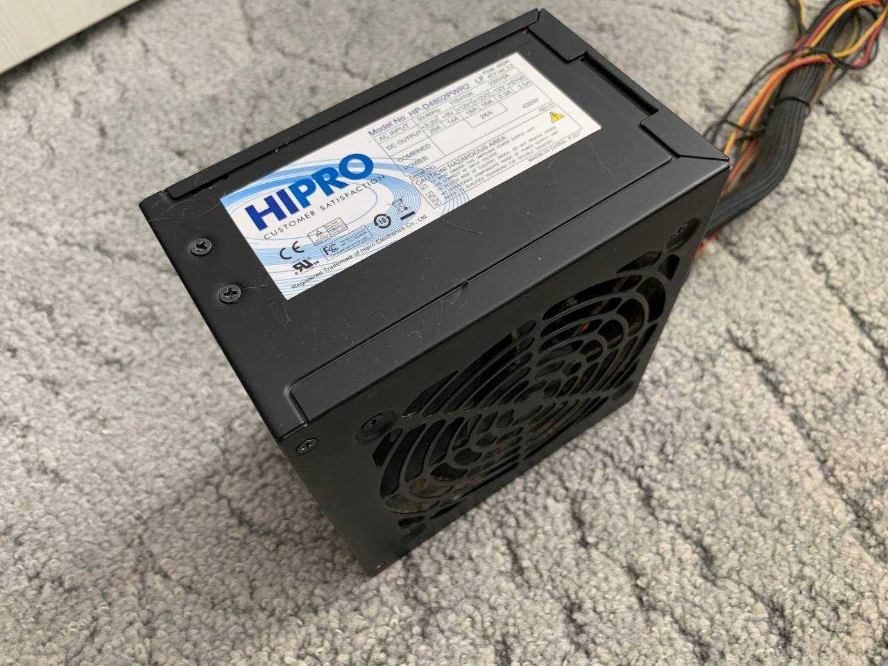 Блок питания HIPRO 480W 4pin CPU,6 pin GPU