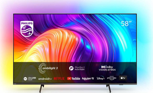 Telewizor LED Philips 58PUS8517/12 UHD 4K Android TV Ambilight x3