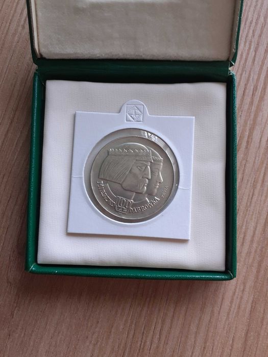 100 zł Mieszko i Dąbrówka twarze próba